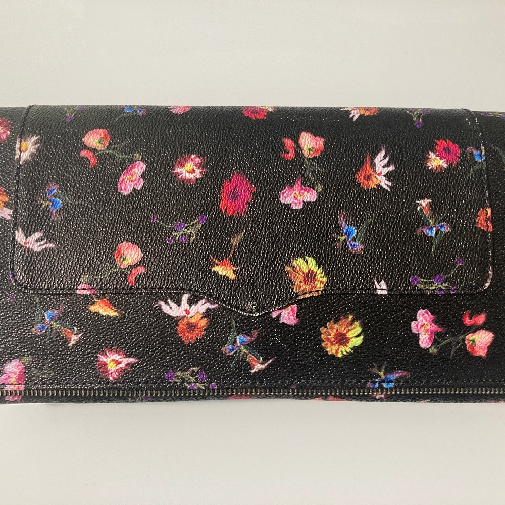 Rebecca Minkoff Amorous Clutch Black Floral